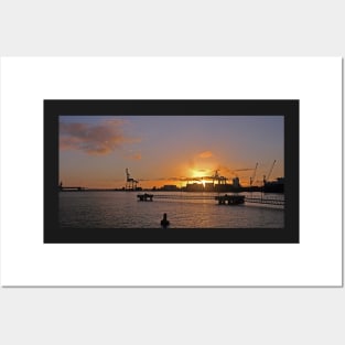 Townsville Port Sunrise Posters and Art